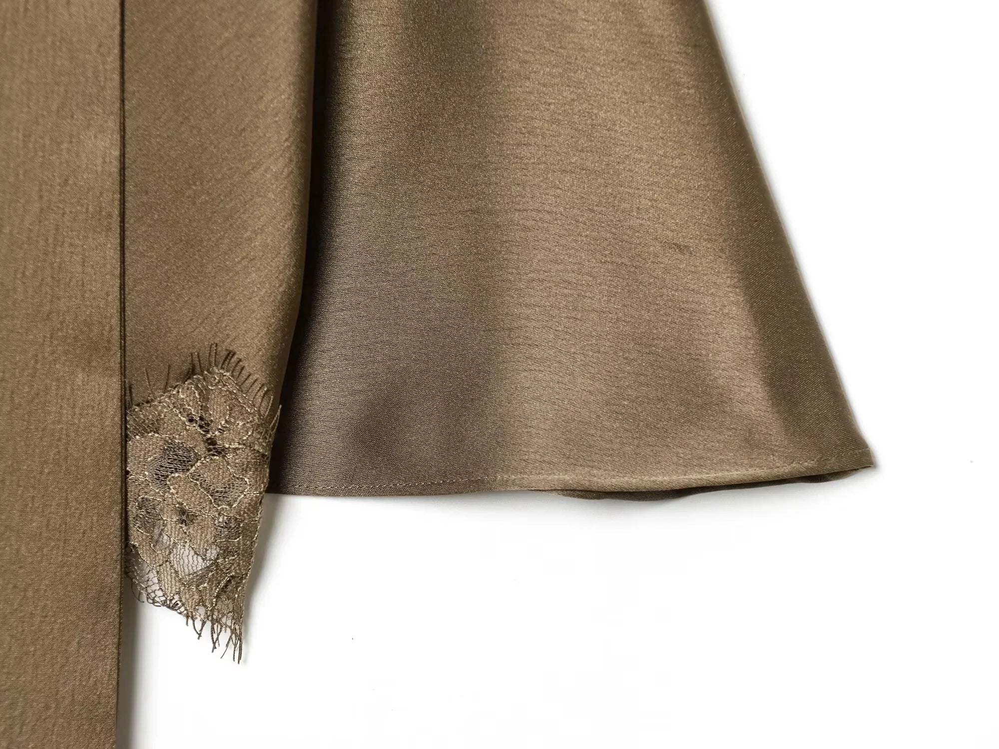 Mini Dress Asymmetrical Scarf Collar