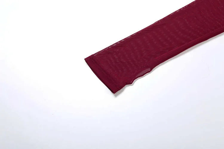 Turtleneck Full Sleeve set High Splits Skirts