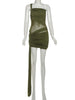 Mesh Patchwork Backless Ribbon Mini Bodycon dress