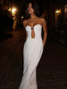 Strapless Backless Long Dress