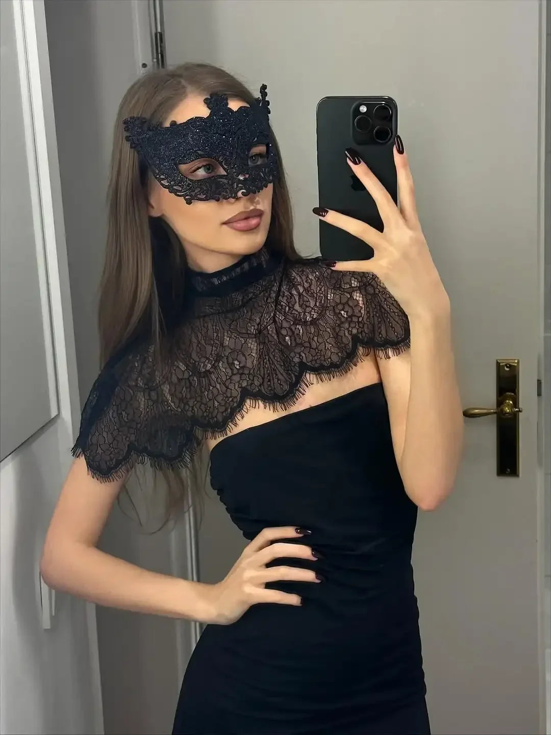 Sexy Lace Shawl Patchwork Strapless Dress Women Sleeveless Waist Cinched Split Pleated Slim Dresses Lady Evening Party Robe 2026