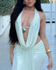 SEAURAL High-quality 3 Pieces Bikinis 2025 New Sets Sexy Halter Neck Women's Swimsuit Shell Cover-ups High-end Niche Beach Wear