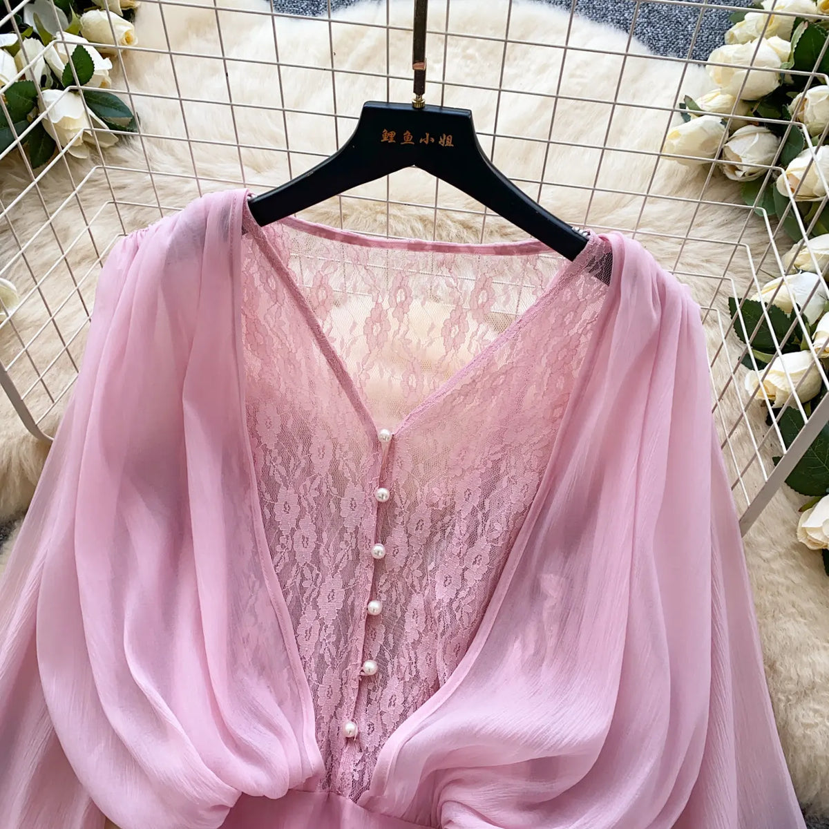 SINGREINY Fairycore Lace Chiffon Dresses With Stretch Shorts Pearl Button Bow Female Ruffles Sheer Seaside Holiday Mini Dress