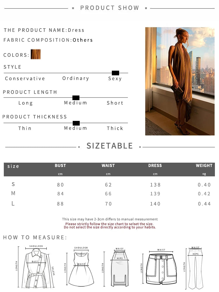 Ruched Halter Sleeveless Irregular dress