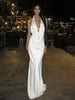 2-Piece Set Swing Collar Arabesques Backless