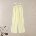 Women's Sheer 3D Mesh Floral Sleeveless O-neck Top Loose Pants Set 2026 Summer New Lady Fashion Boho Style Beach Vacation Wear