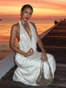 2-Piece Set Swing Collar Arabesques Backless