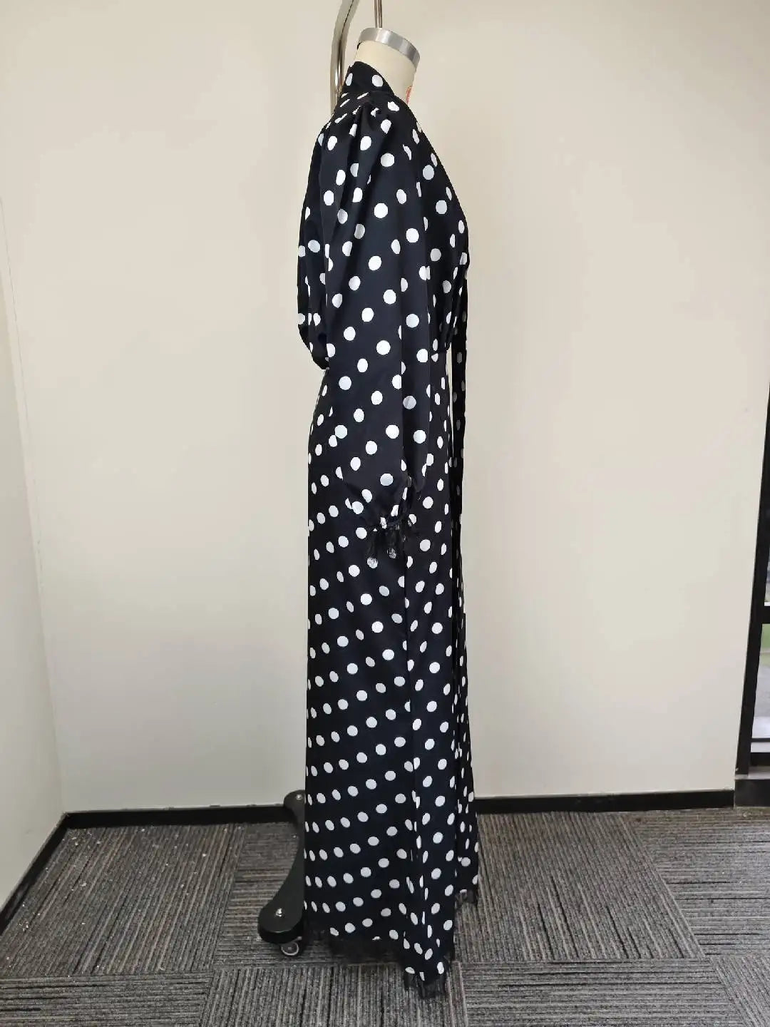 Elegant Prom Dress With Scarf Sexy V Neck Full Sleeves Long Party Gown Formal Wedding Guest Birthday Evening Robe