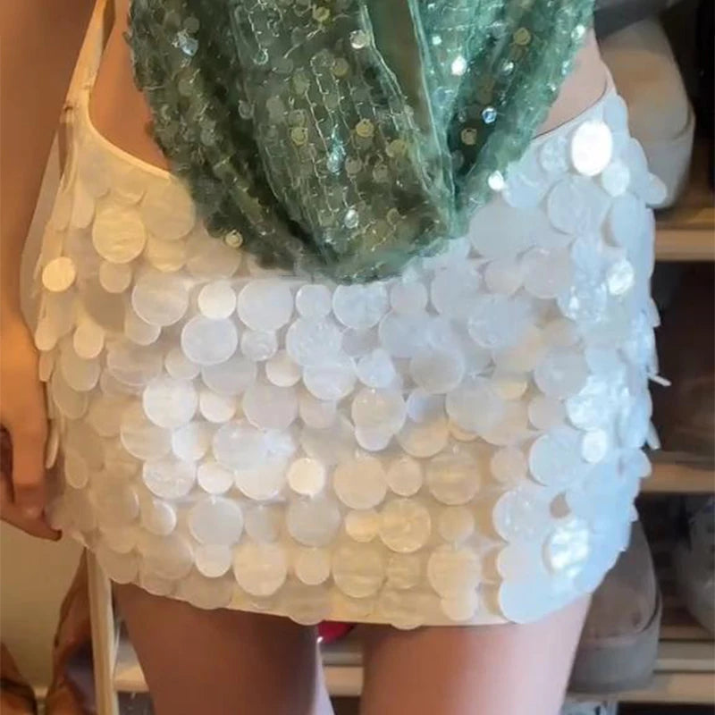 Sexy Sequined Mini Skirts