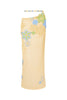 Colorful Flower Knitted Skirt Sets