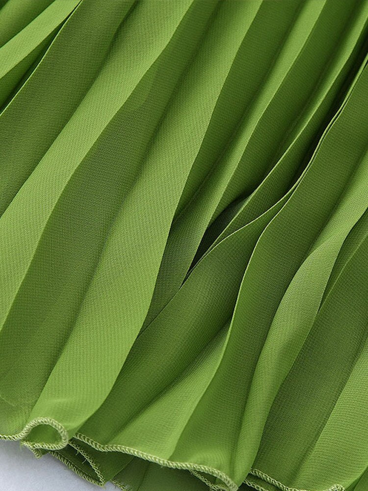 V-Neck Lantern Blouses