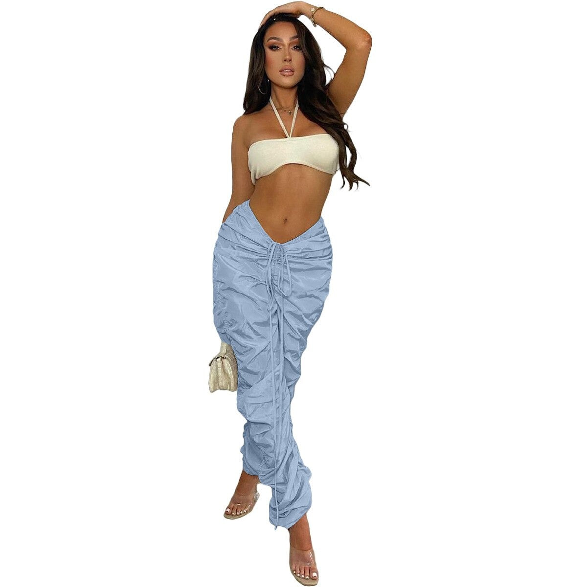 Drawstring Waist Pants