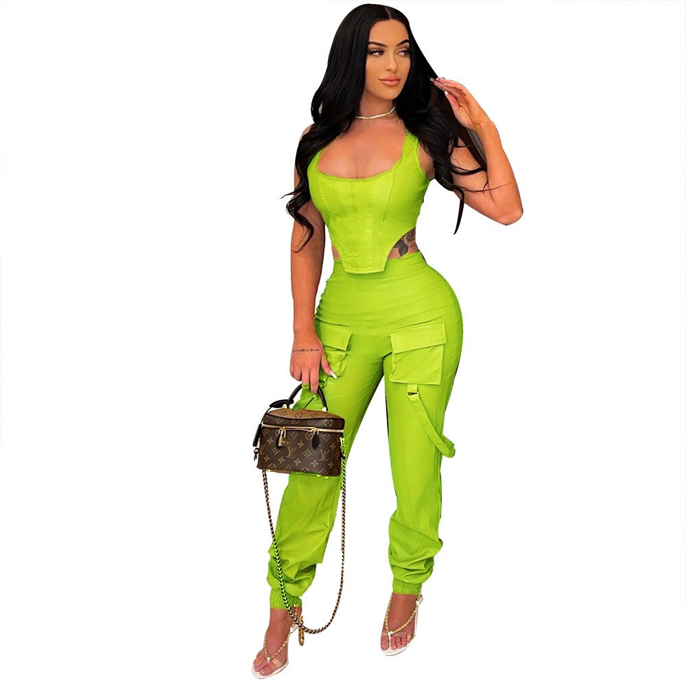 Faux Leather Pocket Set