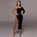 Mid-Calf Pencil Dress: