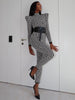 Knitted High-Waist Jumpsuit