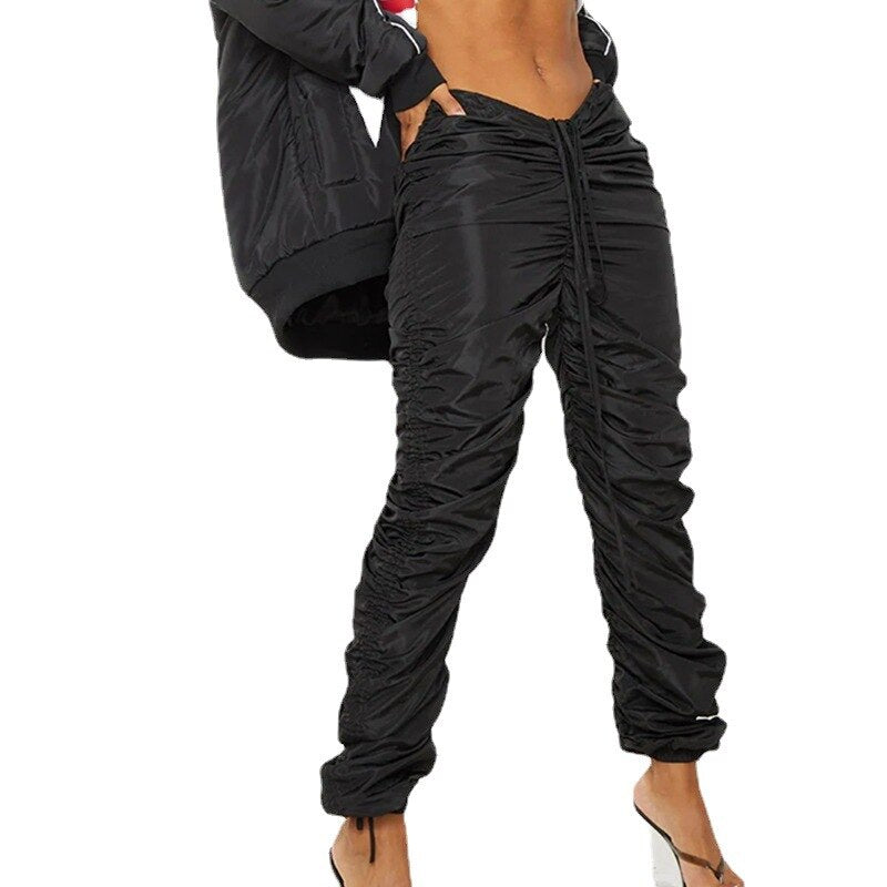 Drawstring Waist Pants