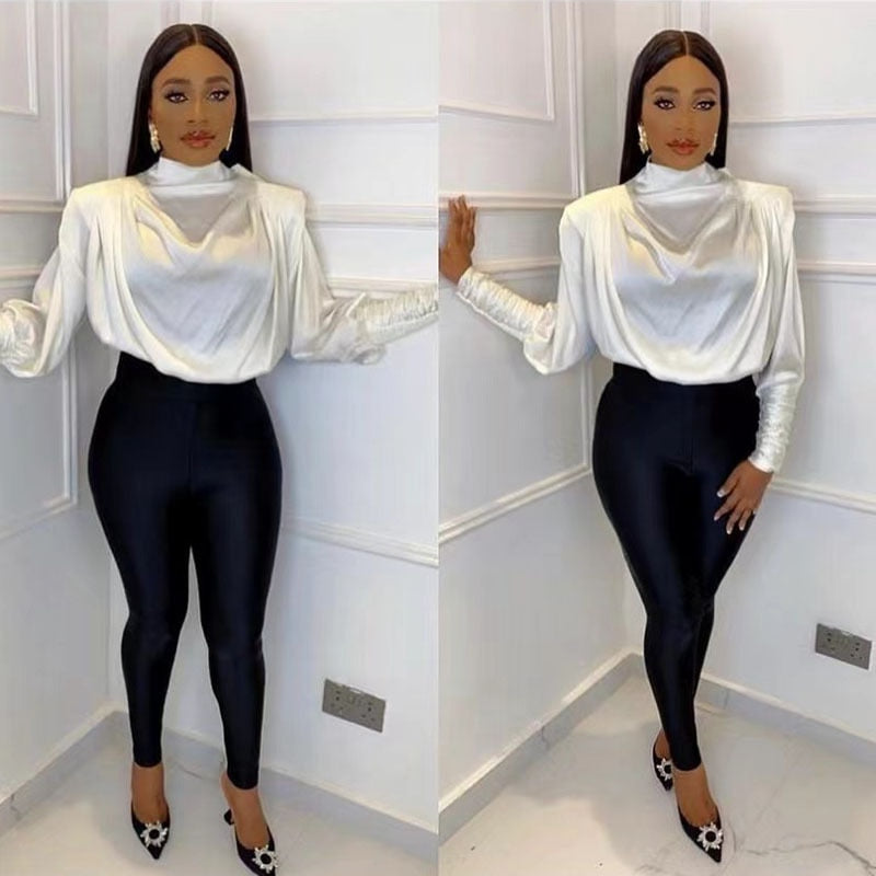 Turtleneck Blouse Sleeve