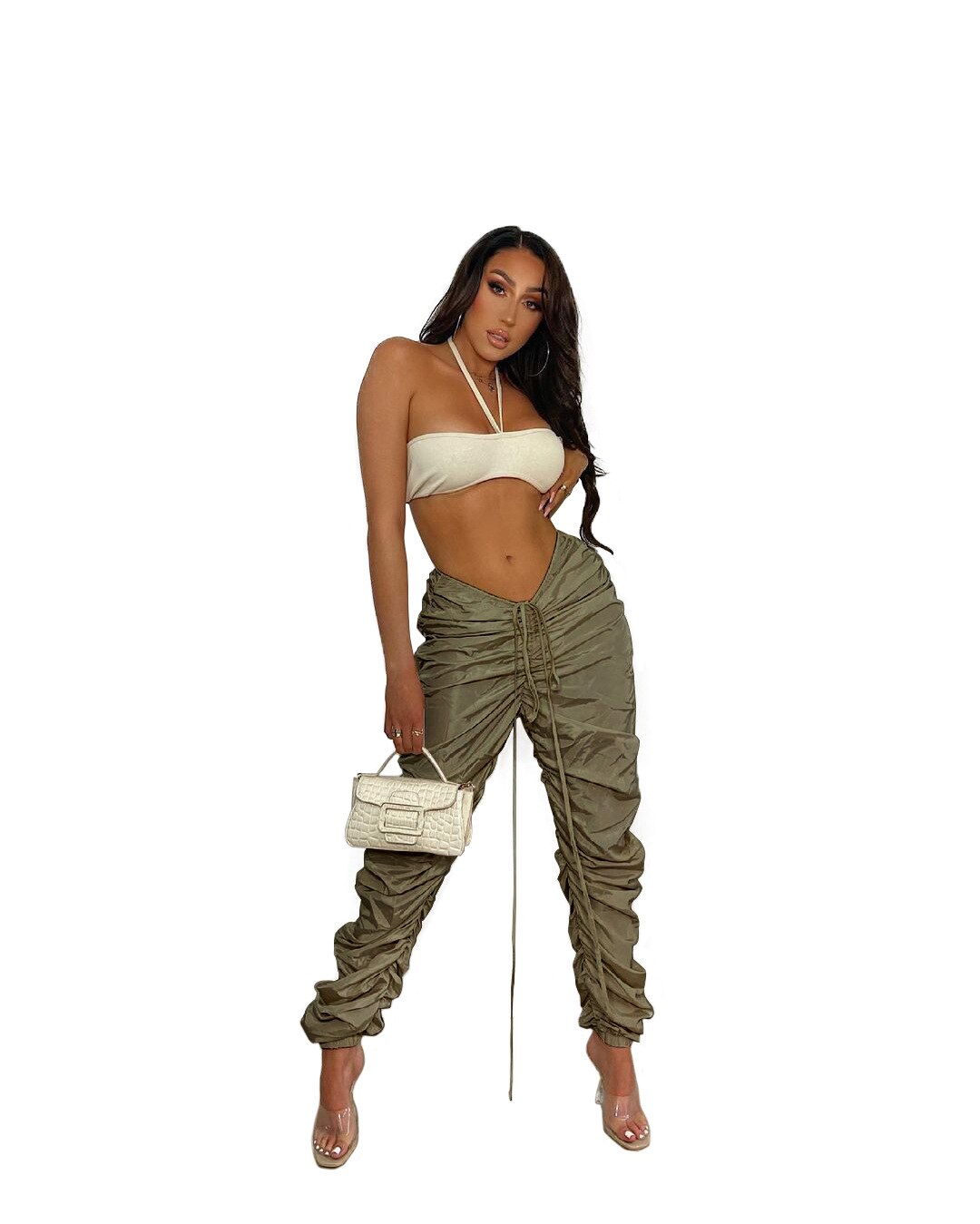 Drawstring Waist Pants