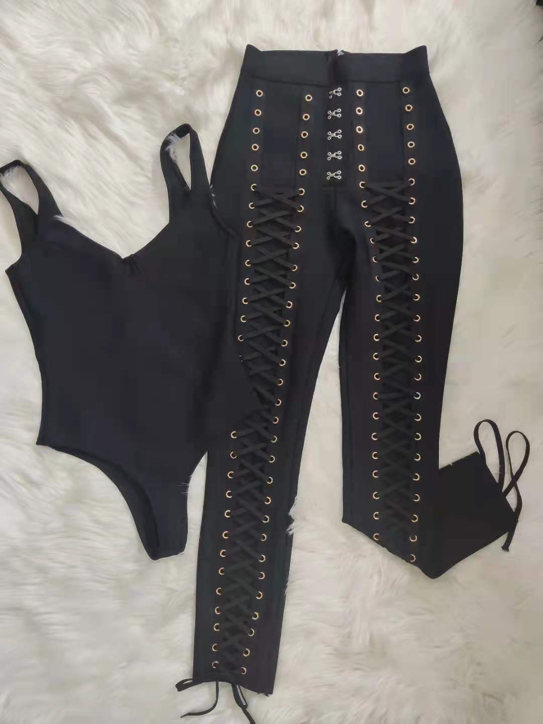 sleeveless Bandage set