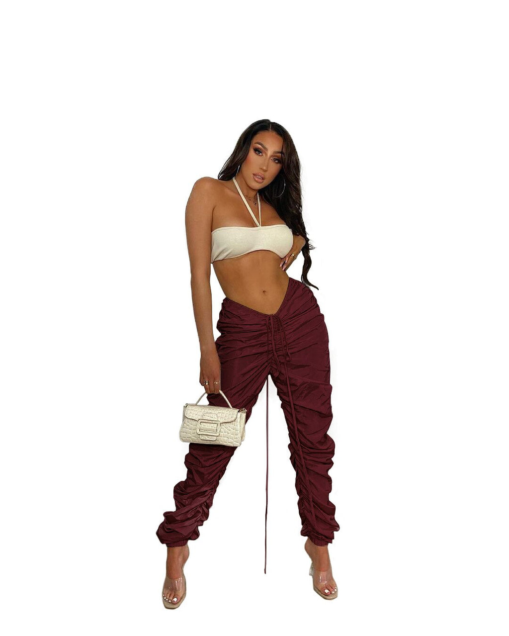 Drawstring Waist Pants