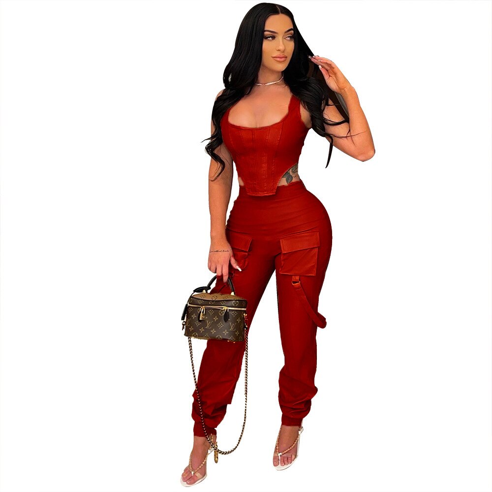 Faux Leather Pocket Set